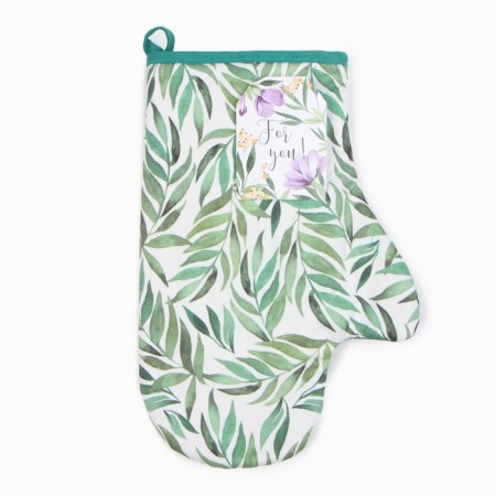 Gift LEAVES Set: towel, mittens-mark, brush, blade, corolla-7