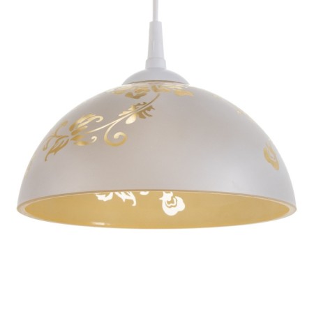 Lamp Bayerlux cap "Rocell" 1 lamp E27 40W White-Shampan d.250-3