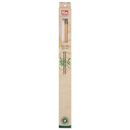 Sleeps are straight, bamboo, 4.0 mm/33cm, 2 pcs