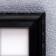 Photo frame plastic L-6 21x30 cm black (plastic screen)