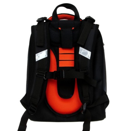 School backpack 38 x 30 x 16 cm, ergonomic back, Stavia Travel, multicolor-4