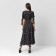 Women's dress Mist Flower Midi, r.44, black