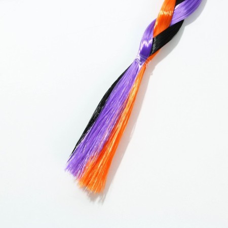Hair gum, strand, pigtail on Halloween “terribly sweet”, length 40 cm.-3