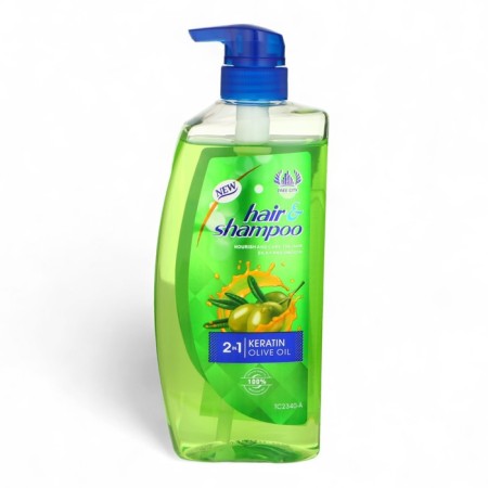 Olive shampoo 820 ml with a dispenser