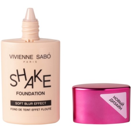 Tonal cream Vivienne Sabo Shakefoundation, with natural bluer effects, tone 02-11