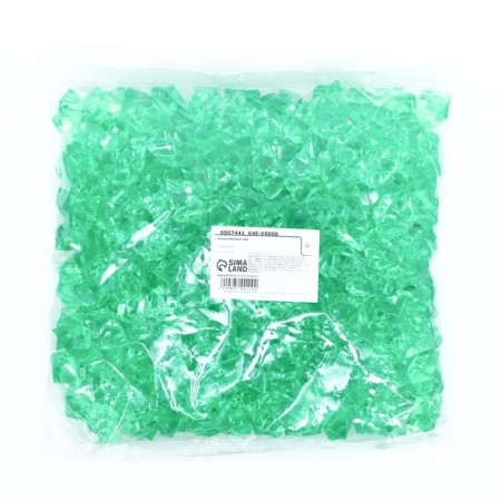 Artificial ice, 260 pcs, 25 x 18 mm, green-4
