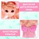 Doll "Sweet Frame" with hairpins, pink