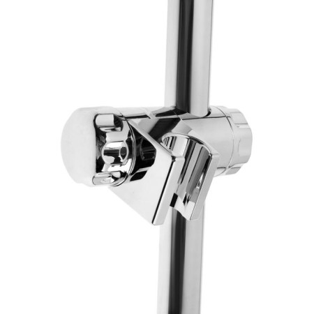 Shower Strail Zein H01, with a plastic transparent soap dish and fasteners, chrome-1