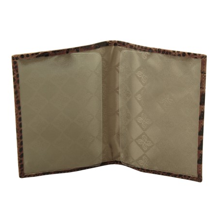 Passport cover, brown color-1