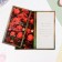 Happy birthday postcard "Happy Birthday!" red roses, 21x10 cm