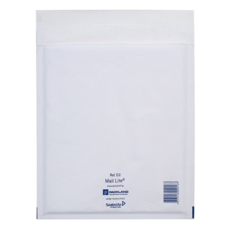 Kraft convert with air-pussy film Mail Lite E/2, 22 x 26 cm, White