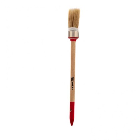 Round brush MTX 82041, pro, natural bristles, wooden pen, 20 mm