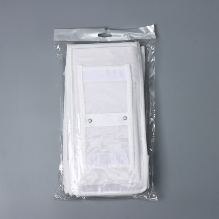 Steit Coffee Cofr, 5 departments, 70 × 15 × 15 cm, white color-6