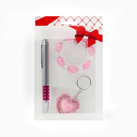 Gift set 3B1 (handle, gum for hair, keychain)