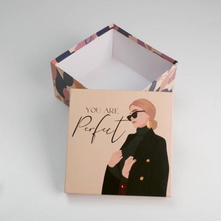 Gift box, packaging, "Girl", 22 x 22 x 12 cm-2