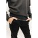 Jumper for boys, height 158-164 cm, dark gray color