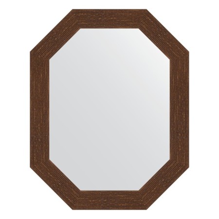 Mirror in the baguette frame, mosaic antique copper 70 mm, 57x72 cm
