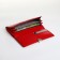 Women's wallet on magnet, red color