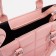 Bag Female Tout with zipper, pink color