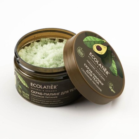Body scrub-peeling Ecolatier Green “Deep Power”, 300 g-1