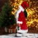 Santa Claus "In a red fur coat with a New Year's wreath" 24x45 cm