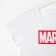 Shorted T -shirt "Marvel" Avengers, white color