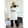 Female coat, size 42, white color