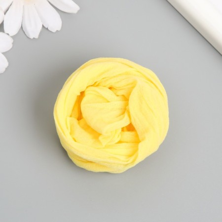 Kapron for flowers single -color "lemon" 50 cm