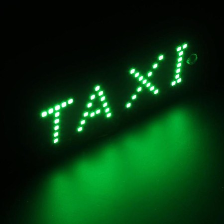 The tablet "Taxi" LED with a plug, in a cigarette lighter, on suction cups-1