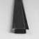 Built-in aluminum profile for Elektrostandard, LL-2-ALP007, 2 m, black color