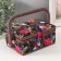 Casket for needlework "Flower garden in the night" 18x12x9.5 cm