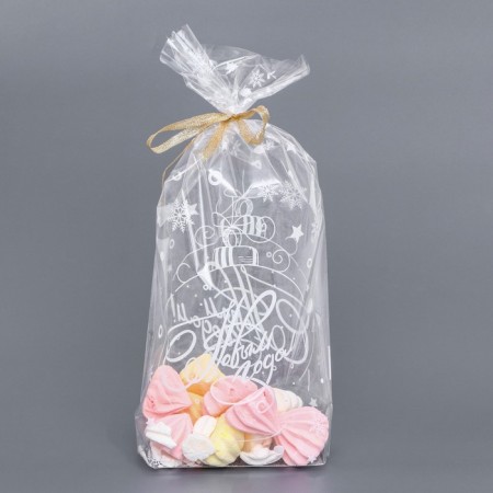 Package Packing BOPP, with a bottom fold, "miracles" 20*35 cm-1