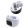 Air humidifier Pioneer HDS32, ultrasound, 25 W, 3 l, white color with black