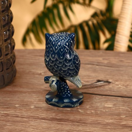 Souvenir "Owl on a branch" tree 13 cm-1