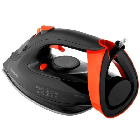 Iron Brayer 4007br, 3100 W, ceramic sole, 35 g/min, 265 ml, black-red-2