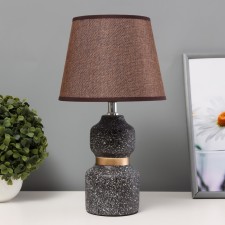 Patricia table lamp E14 40W Black-gold 20x20x35 cm