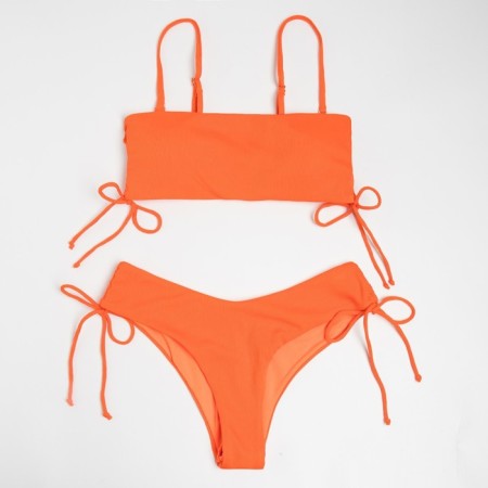 Separate Minaku swimsuit with wiretrous, orange color, size 42-6