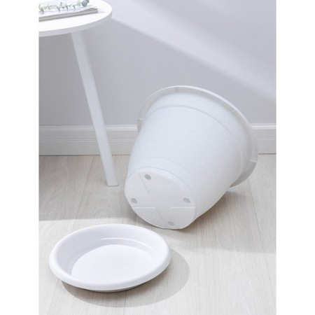 Pot with Borneo Podon, 25.8 liters, marble color-2