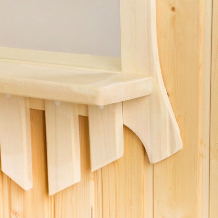 Mirror with a shelf, 80x45 cm-3