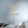 Star for jewelry "Heart" h = 33, base 10 cm, color gold