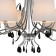 Suspended chandelier Mantra Andrea, E14, 8x20W, 635 mm, chromium color