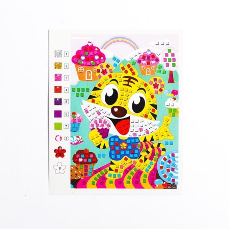 Mosaic Sticky "Funny Tiger"-2