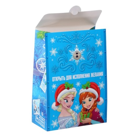 The box is folding, New Year's "Fairytale Mail", 20 x 28.1 x 10 cm, cold heart-1