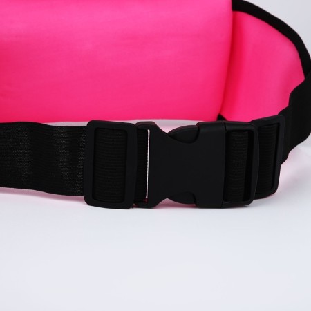 Female belt for running, on a zipper, pink color-5