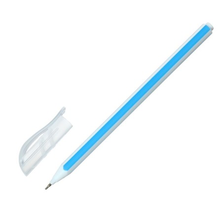 A set of ballpoint pens 10 pieces "Hexagon", node 0.7mm, blue premium ink, mix-3