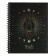A notebook of 80 sheets in a cage on the crest of Meshu "Black Cat", a double cover, matte lamination, foil embossing
