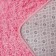 Bath and toilet rug “fluffy”, 50 × 80 cm, pink color