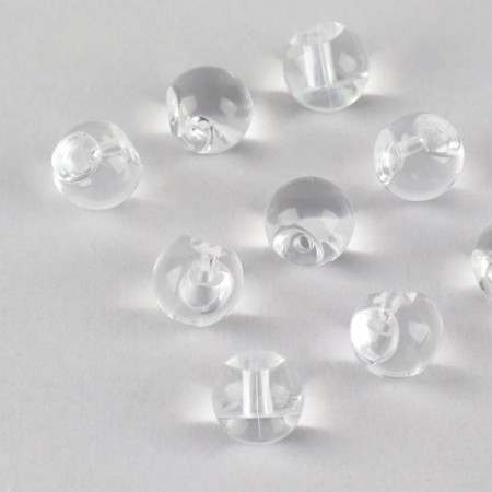 A set of buttons on the midnight "Balls", d = 10 mm, 10 pcs, the color is transparent