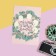 Postcard for every day "Wreath" 7.5 × 10.5 cm
