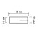 Anker bison, clogged, steel, yellow -bearing, M16x65 mm